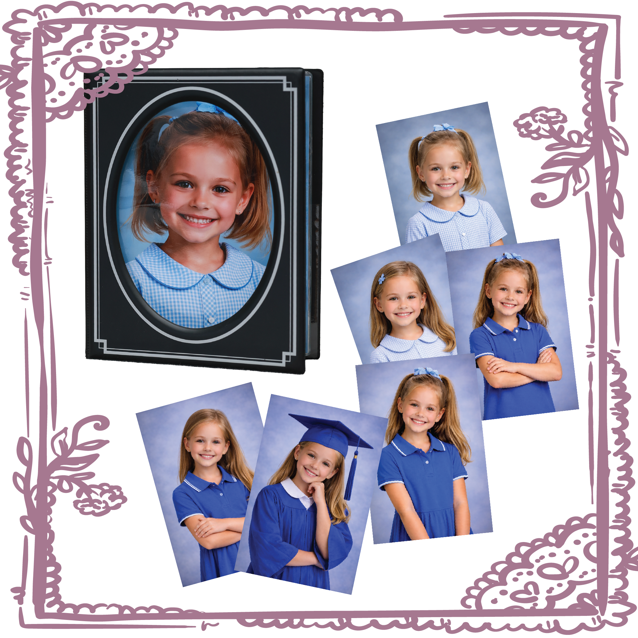 5x7” Photo Album + 9 Print Bundle