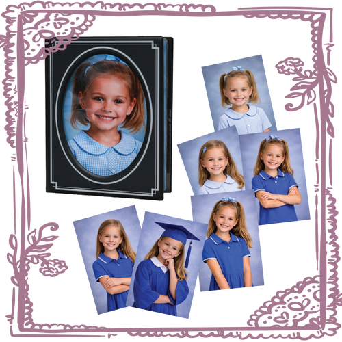 5x7” Photo Album + 9 Print Bundle