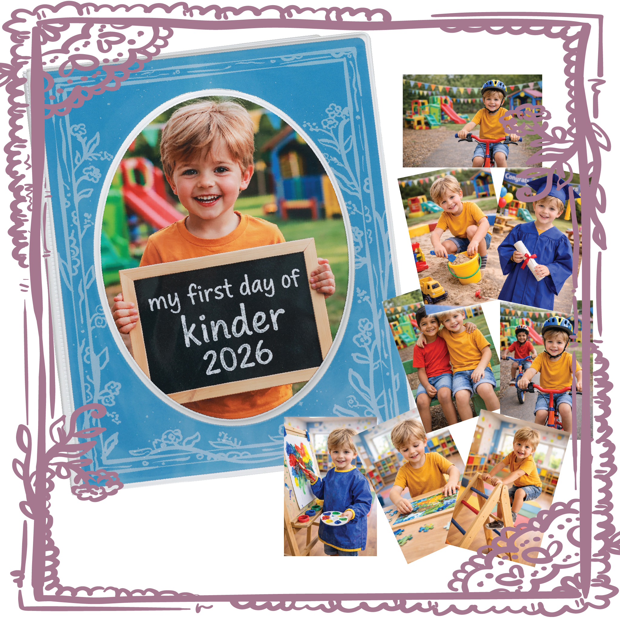 8x10” Photo Album + 9 Print Package