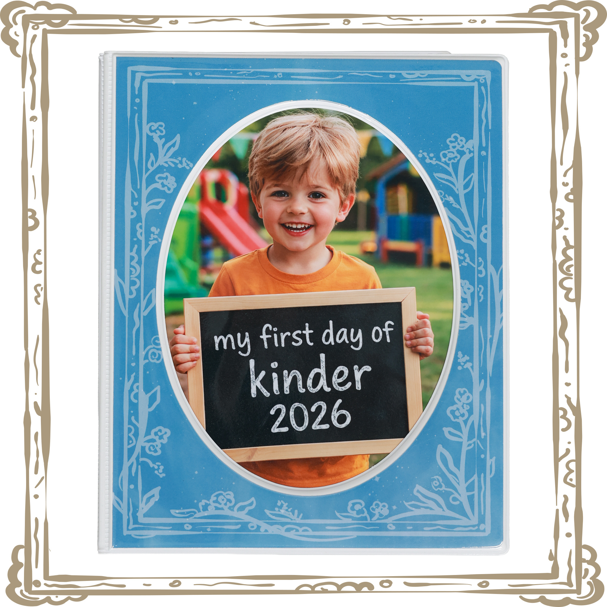 Large 8x10" Photo Album - Blue, Green, Orange, Purple