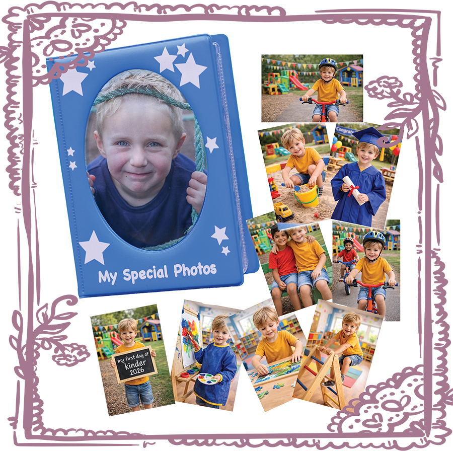 My Kindy Book 5x7" + 9 Print Package