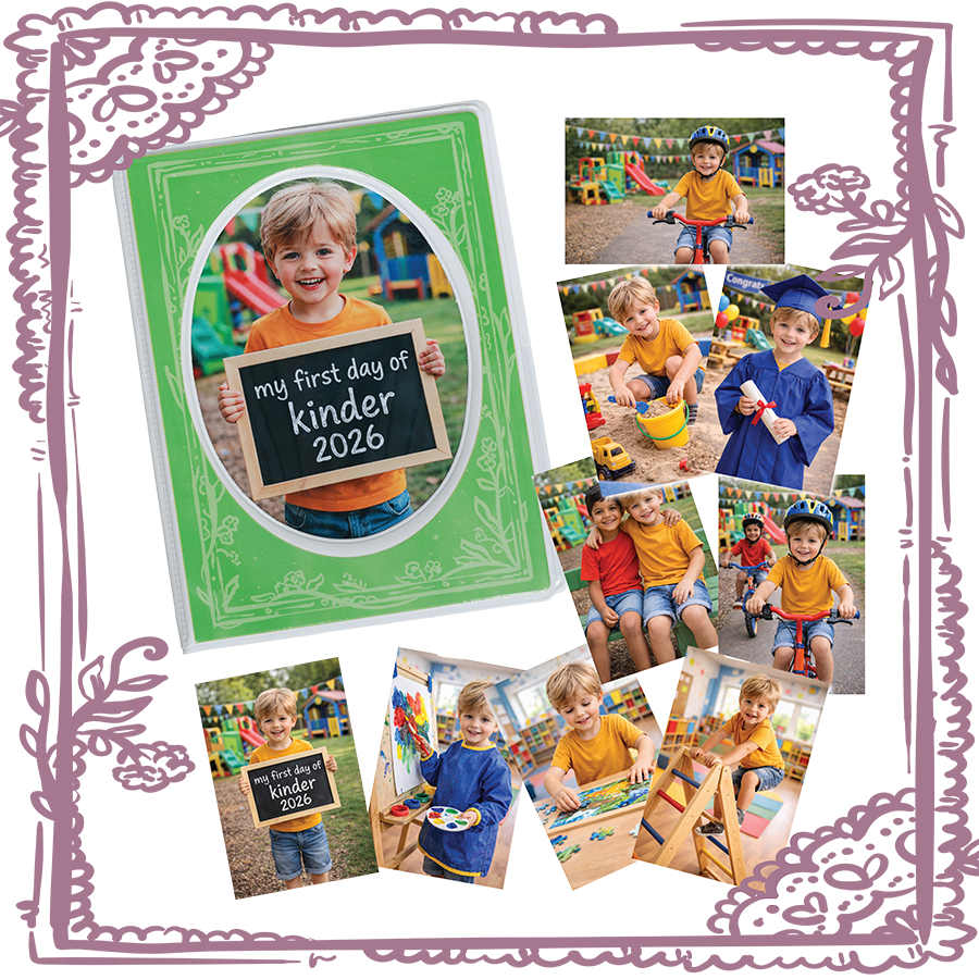My Kindy Book 5x7" + 9 Print Package
