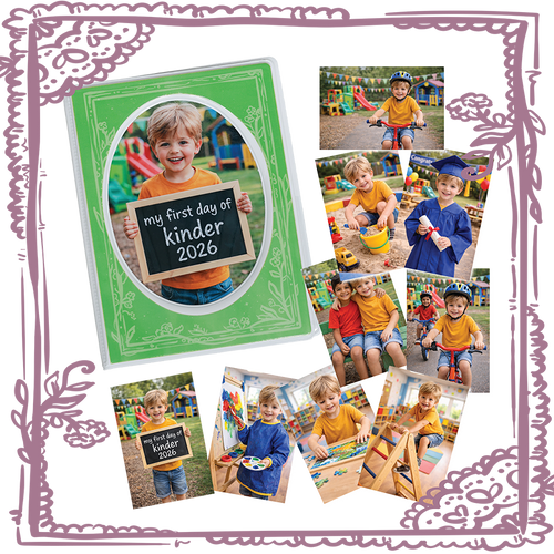 My Kindy Book 5x7" + 9 Print Package
